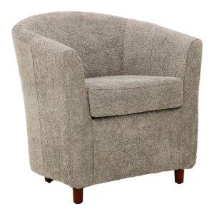 Pewter Boucle Parker Club Chair