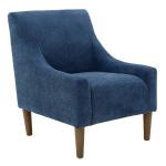 Indigo Blue Upholstered Shea Accent Chair