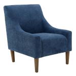 Indigo Blue Upholstered Shea Accent Chair