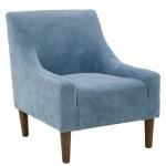 Sky Blue Upholstered Shea Accent Chair