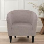 Pale Rose Aston Barrel Accent Chair