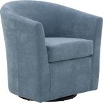 Sky Blue Chloe Swivel Accent Chair