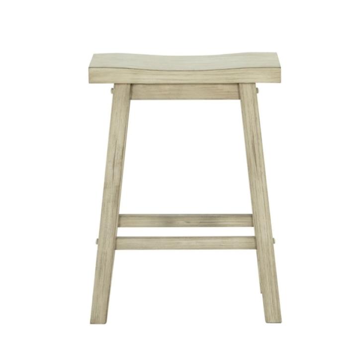 Sawgrass Wooden Saddle Seat Counter Stool