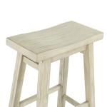 Sawgrass Wooden Saddle Seat Counter Stool