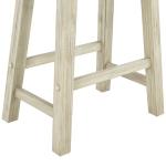 Sawgrass Wooden Saddle Seat Counter Stool