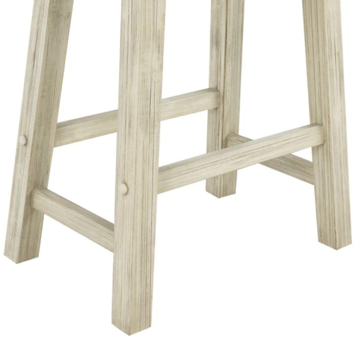 Sawgrass Wooden Saddle Seat Counter Stool