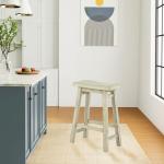 Sawgrass Wooden Saddle Seat Counter Stool
