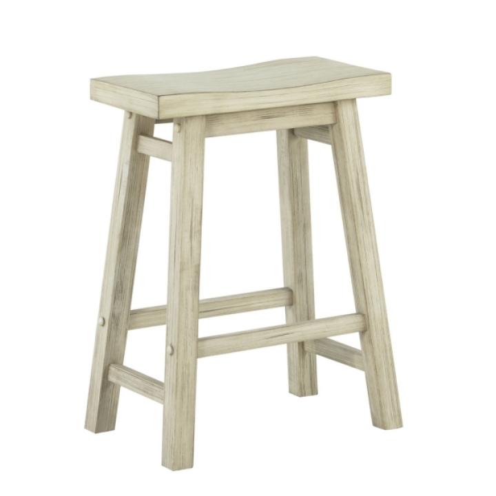 Sawgrass Wooden Saddle Seat Counter Stool