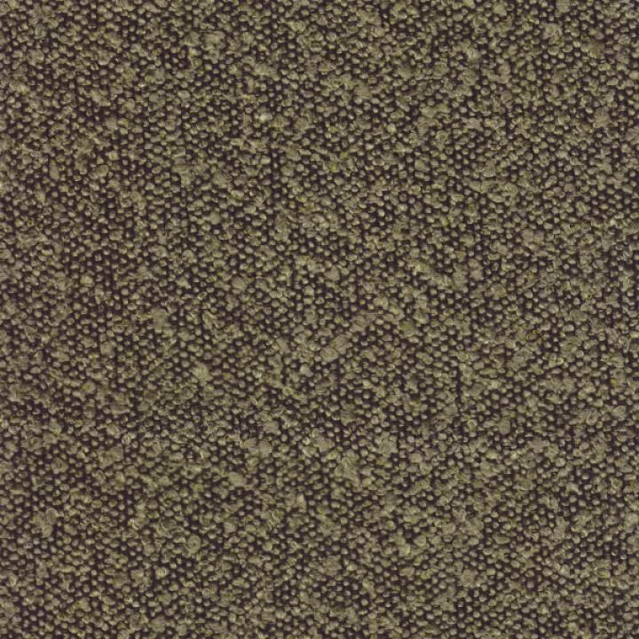 Brown Boucle Brown Faux Leather Bench