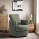 Gray Elmhurst Swivel Accent Chair