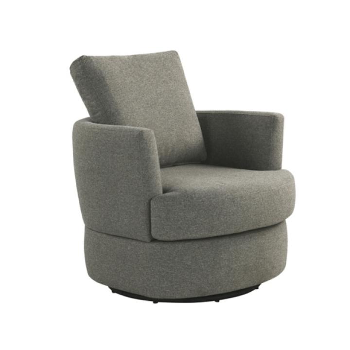 Gray Elmhurst Swivel Accent Chair