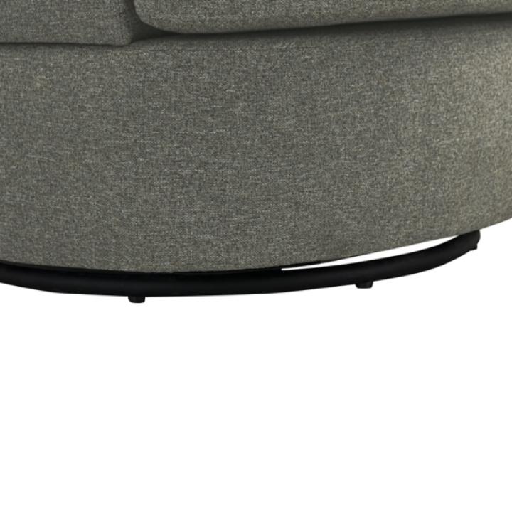 Gray Elmhurst Swivel Accent Chair