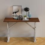 Distressed Whitewash Baxter Console Table