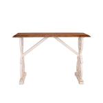 Distressed Whitewash Baxter Console Table