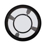 Black Metal & Glass Ravalli Drink Table