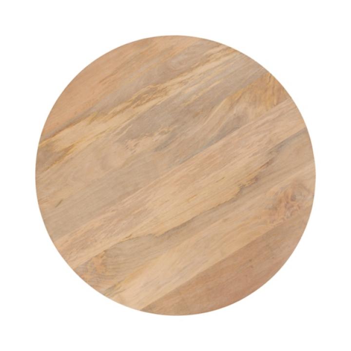Natural Mango Wood Round Kershaw Coffee Table