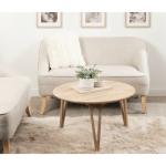 Natural Mango Wood Round Kershaw Coffee Table