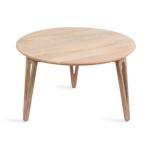 Natural Mango Wood Round Kershaw Coffee Table