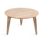 Natural Mango Wood Round Kershaw Coffee Table