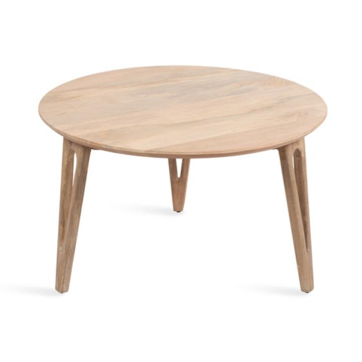 Natural Mango Wood Round Kershaw Coffee Table