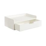 Distressed White Drawer Kitt Floating Side Table