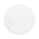 Antique Brass and White Marble Adjustable Table