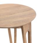 Natural Mango Wood Round Kershaw Accent Table