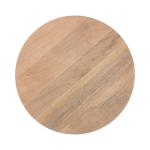 Natural Mango Wood Round Kershaw Accent Table