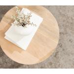 Natural Mango Wood Round Kershaw Accent Table