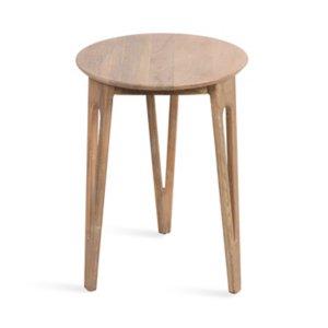 Natural Mango Wood Round Kershaw Accent Table