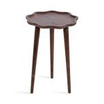 Walnut Wood Wavy Accent Table
