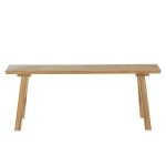Natural Wood Narrow Rustic Bench