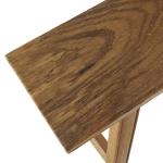 Natural Wood Narrow Rustic Bench