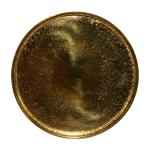 Gold Metal Round Tripod Accent Table