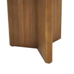 Light Brown Wood Modern Accent Tables, Set of 2