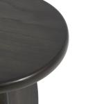 Black Wood Modern Accent Tables, Set of 2