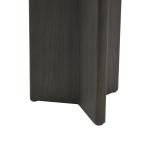 Black Wood Modern Accent Tables, Set of 2