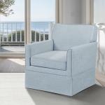 Light Blue Slipcover Armchair