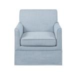 Light Blue Slipcover Armchair