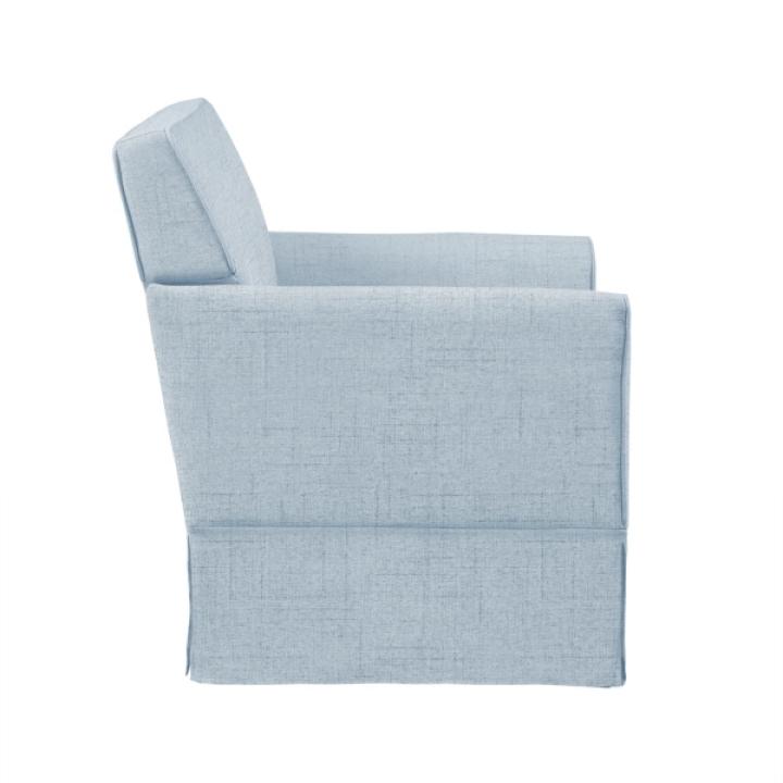 Light Blue Slipcover Armchair
