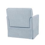 Light Blue Slipcover Armchair