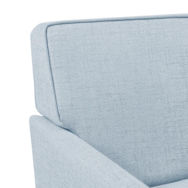 Light Blue Slipcover Armchair