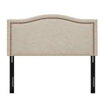 Tan Upholstered Augusta King Headboard
