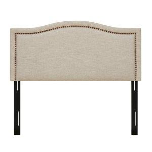 Tan Upholstered Augusta King Headboard