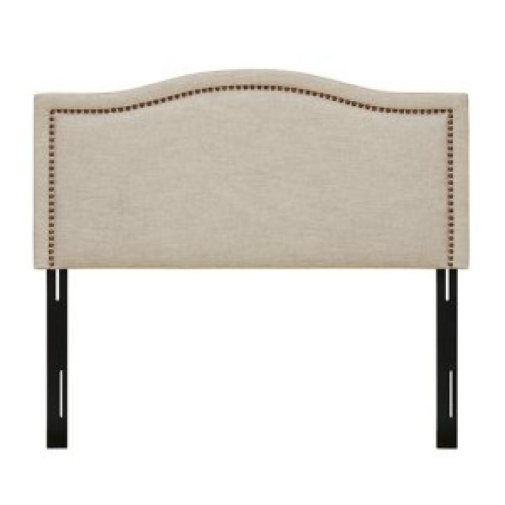 Tan Upholstered Augusta King Headboard