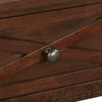 Brown Wood Traditional Console Table