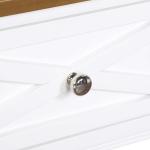 Wood & White Traditional Console Table