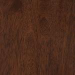 Brown Wood Double X Sides Accent Table