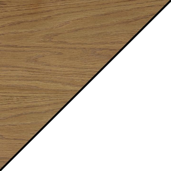 Wood & White Two-Tone Charging Open Accent Table