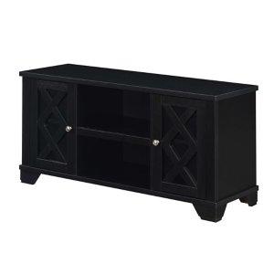 Black Wood X Doors Media Cabinet